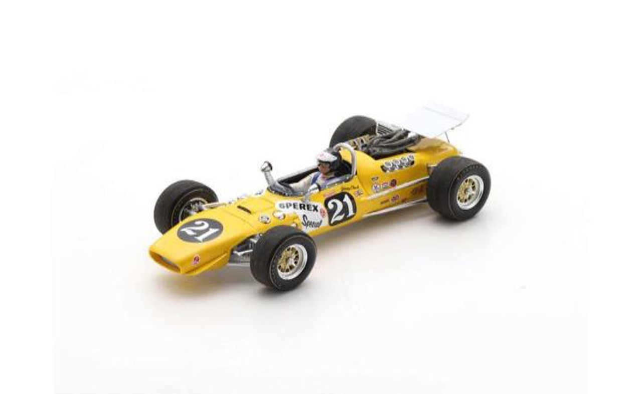 1/43 Spark 1967 Vollstedt Bryant Indycar #21 Riverside Jim Clark Car Model