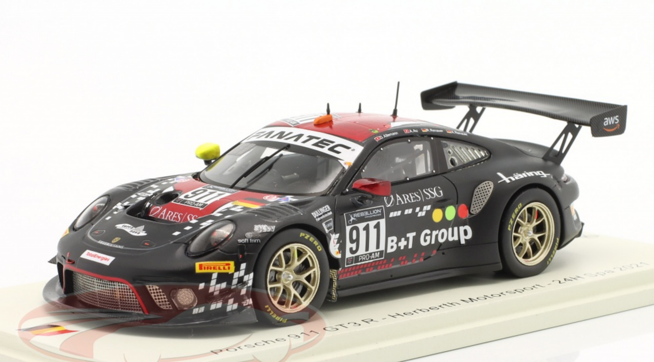 スパーク ポルシェ 911 GT3 2021 1/43 ニュル 24H 0 GT3 1 #30 Cerqui #20