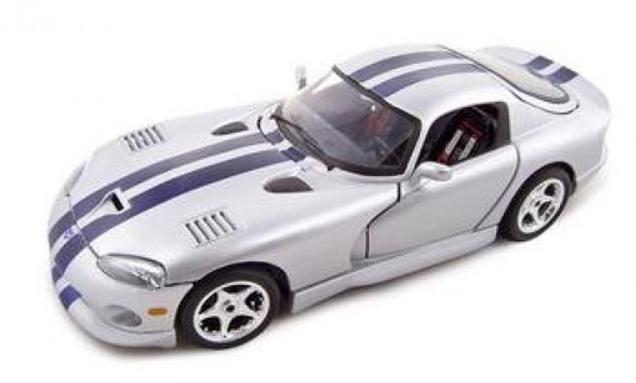 1/18 BBurago Dodge Viper GTS Coupe (Silver) Diecast Car Model