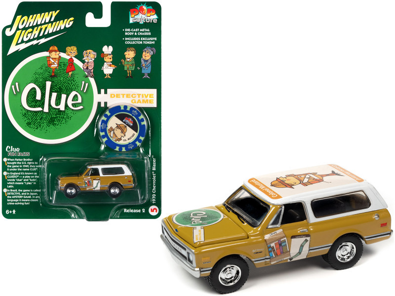 シャーシ 1970 Chevrolet Blazer Mustard Yellow with White Top (Colonel