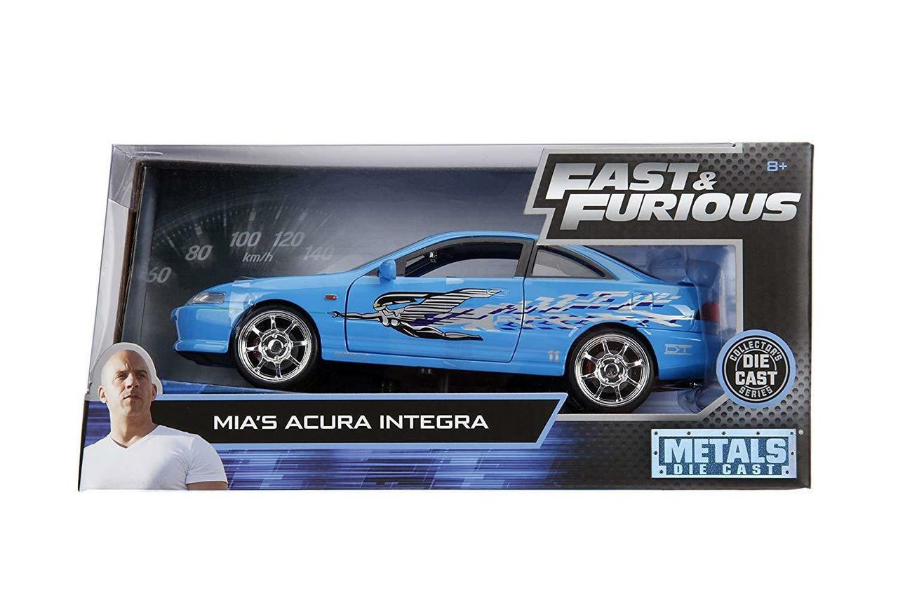 ミニモデル 1/24 Jada Fast & Furious Mia's Acura Integra Diecast Car