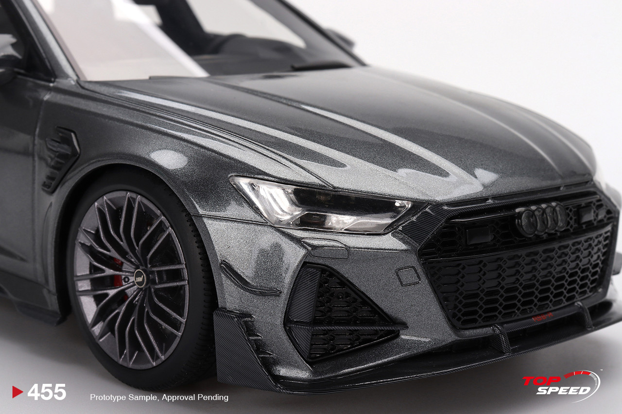 1/18 Top Speed Audi ABT RS6-R (Daytona Grey) Resin Car Model