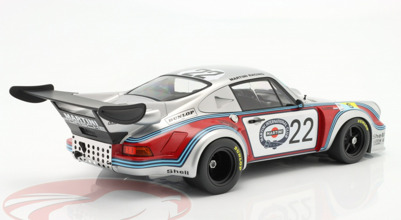 1/12 CMR 1974 Porsche 911 Carrera RSR 2.1 #22 2nd 24h LeMans Martini Racing Team Gijs van Lennep, Herbert Müller Car Model