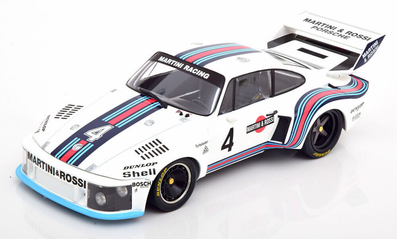 1/18 Norev 1976 Porsche 935 Martini #4 Winner 6h Watkins Glen Martini  Racing Rolf Stommelen, Manfred Schurti Car Model