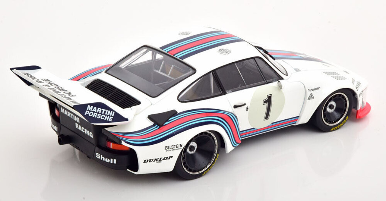 1/18 Norev 1977 Porsche 935 Martini #1 24h Daytona Martini Racing Porsche  System Jacky Ickx, Jochen Mass Car Model