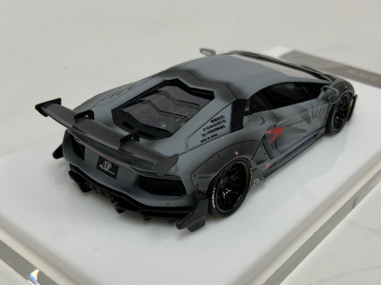 TPC Lamborghini Aventador LBWK Louis Vuitton Black + Figure Brick