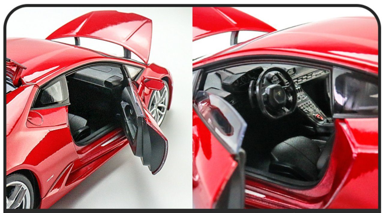 1/18 Welly Lamborghini Huracan LP610-4 (Red) Diecast Car Model