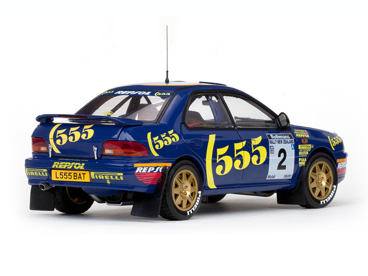 1/18 Sunstar 1994 Subaru Impreza 555 #2 C.McRae, D.Ringer  Winner Rally of New Zealand Diecast Car Model