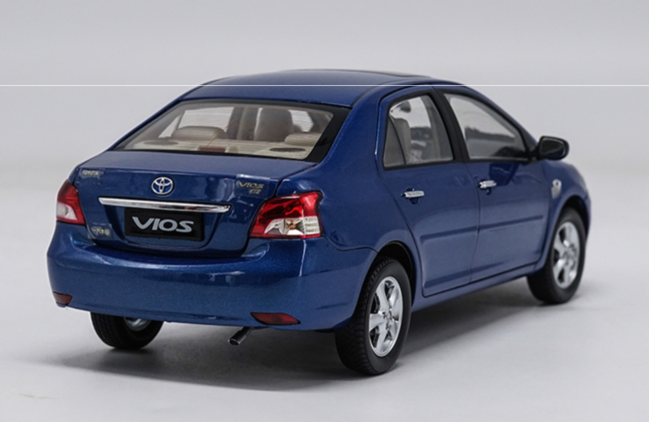 1/18 Dealer Edition Toyota Yaris / Vios (Blue) 2nd Generation (XP90; 2007–2013) Diecast Car Model