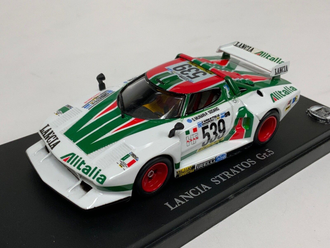 1/43 Kyosho Lancia Stratos Turbo Gr.5 Alitalia #539 Car Model