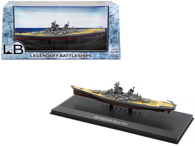 USS Missouri BB-63 Battleship (1944) 1/1250 Diecast Model by