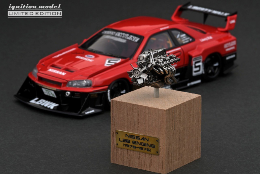 1&frasl;43 Ignition Model Nissan LB-ER34 Super Silhouette SKYLINE Red