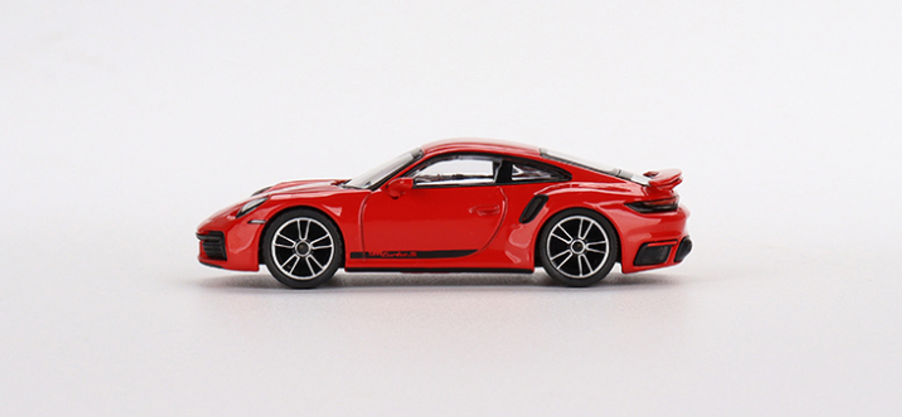 1/64 Mini GT Porsche 911 Turbo S 992 (Guards Red) Diecast Car Model