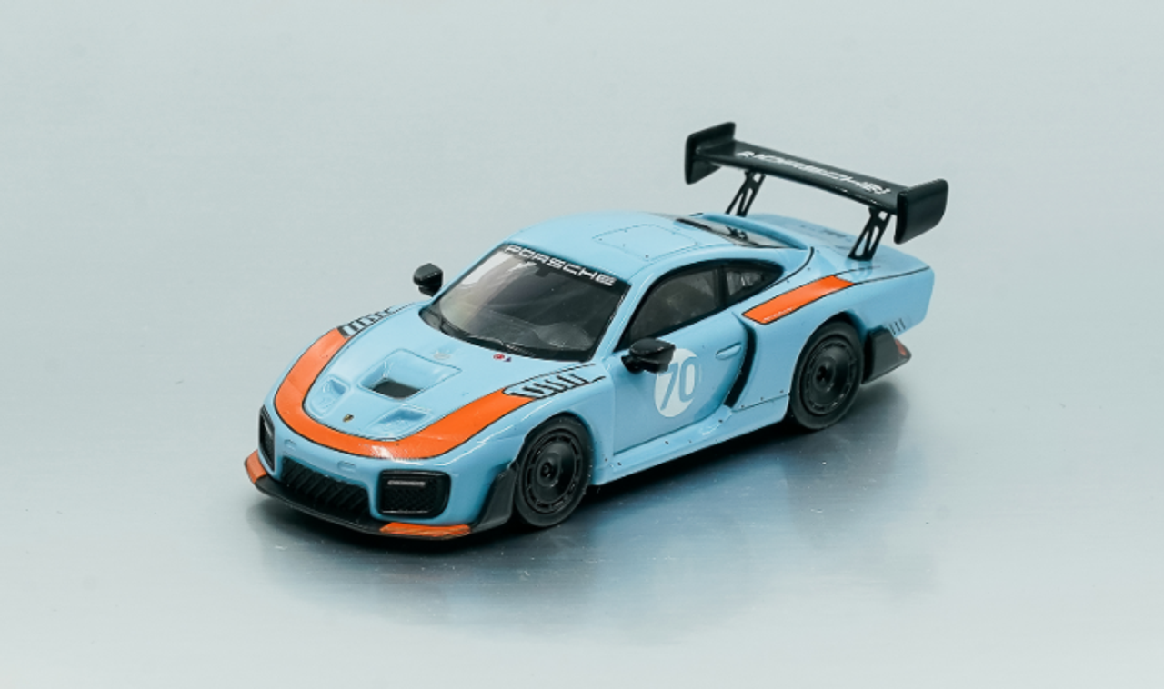 1/64 MINICHAMPS Porsche 935/19 (2020) GULF Design diecast with display cover and base 