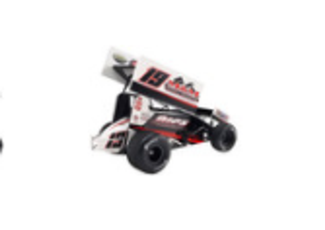 Winged Sprint Car #19 Brent Marks "BAPS Paints" Murray-Marks Motorsports "World of Outlaws" (2022) 1/18 Diecast Model Car by ACME