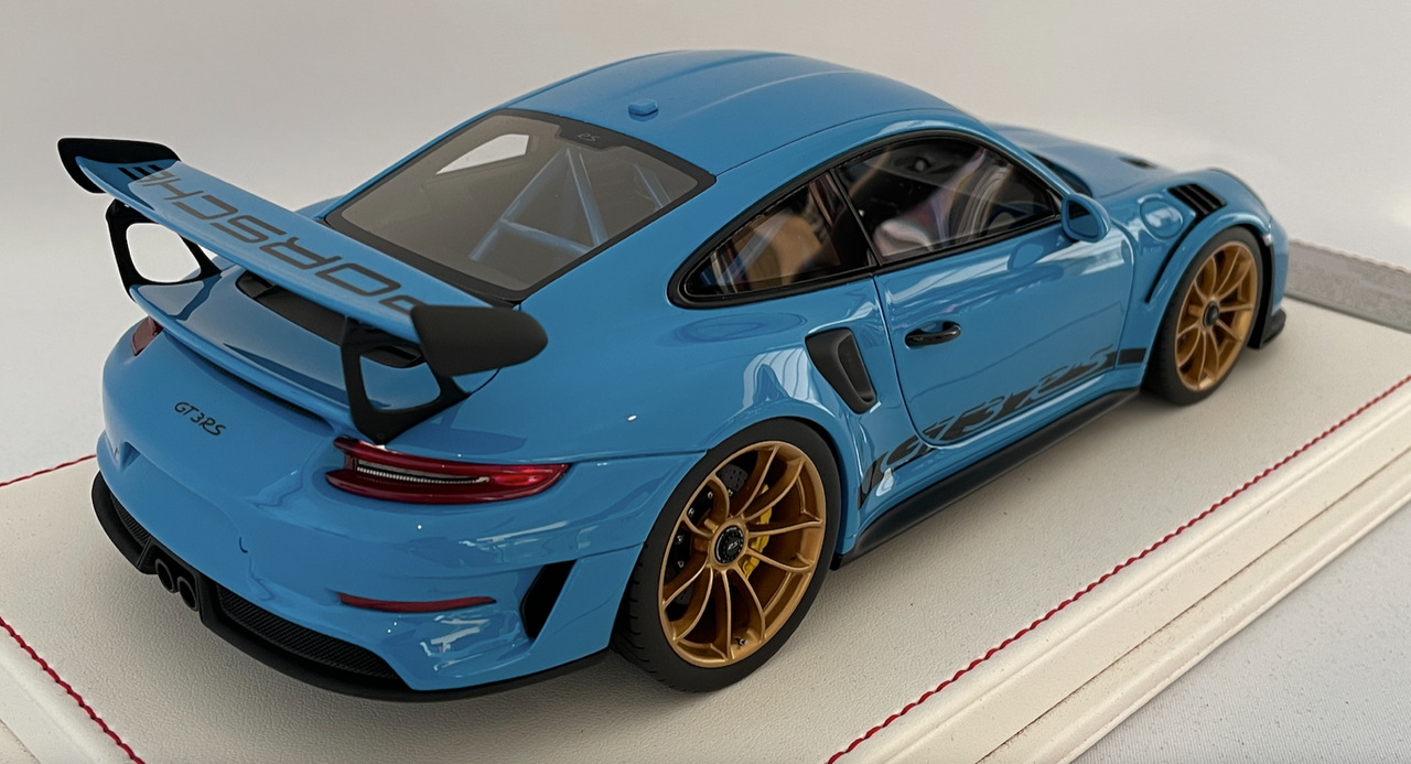 1/18 Davis & Giovanni DG Porsche 911 GT3 RS (991.2) (Baby Blue) Resin Car Model Limited 15 pieces