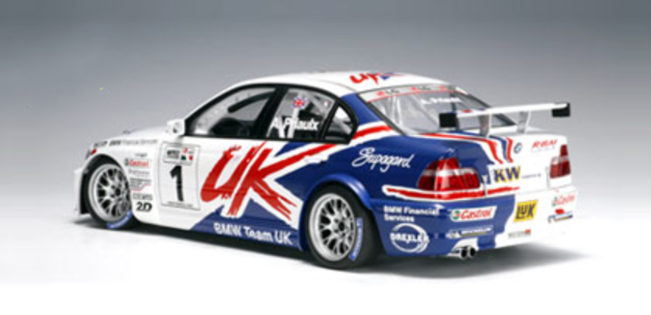 人気限定品1/18 Autoart BMW 320i WTCC 2005 D.MULLER #43(オートアート, 世界ツーリングカー選手権) レーシングカー