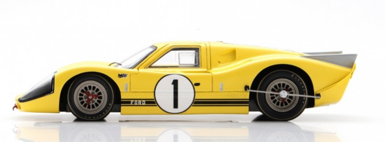 1/43 Spark 1967 Ford GT40 Mk IV #2 4th 24h LeMans Shelby American Inc.  Bruce McLaren, Mark Donohue Car Model 