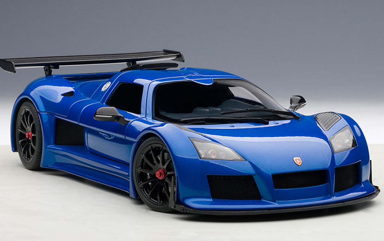 【美品】AUTOart GUMPERT APOLLO S 1/18 1/18 AUTOart GUMPERT APOLLO S (BLUE) Car Model