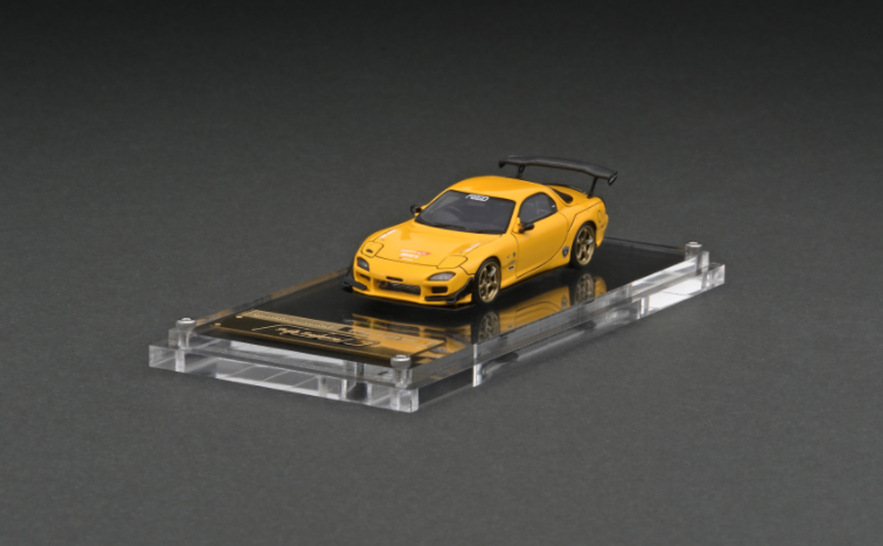 1/64 Ignition Model Mazda FEED RX-7 (FD3S) Yellow Resin Car Model