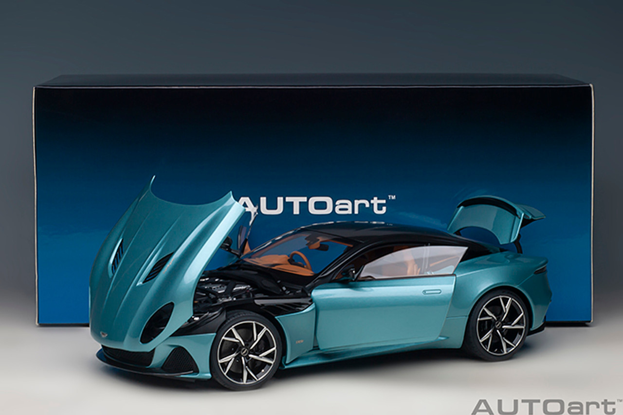 1/18 AUTOart Aston Martin DBS Superleggera (Caribbean Pearl Blue) Car Model