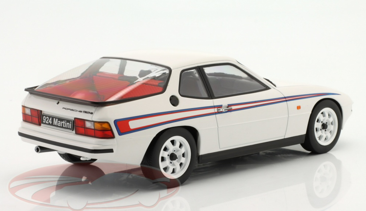 1/18 KK-Scale 1985 Porsche 924 (White with Martini Livery) Car Model