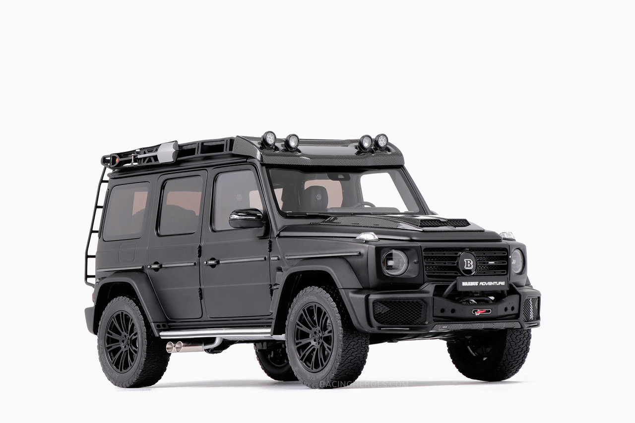 1/18 Almost Real 2020 Brabus G-Class Mercedes AMG G63 Adventure Designo Night Black Magno Car Model