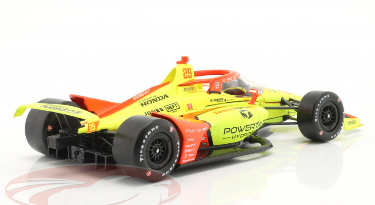 1/18 Greenlight 2022 Devlin DeFrancesco Honda #29 IndyCar Series Andretti Steinbrenner Autosport Car Model