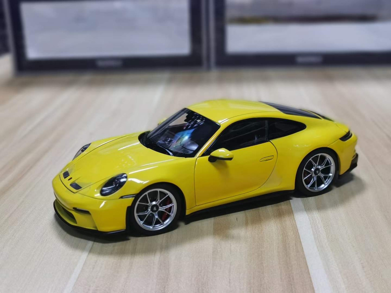 Norev  Porsche   GT3 Touring Yellow Diecast Car Model