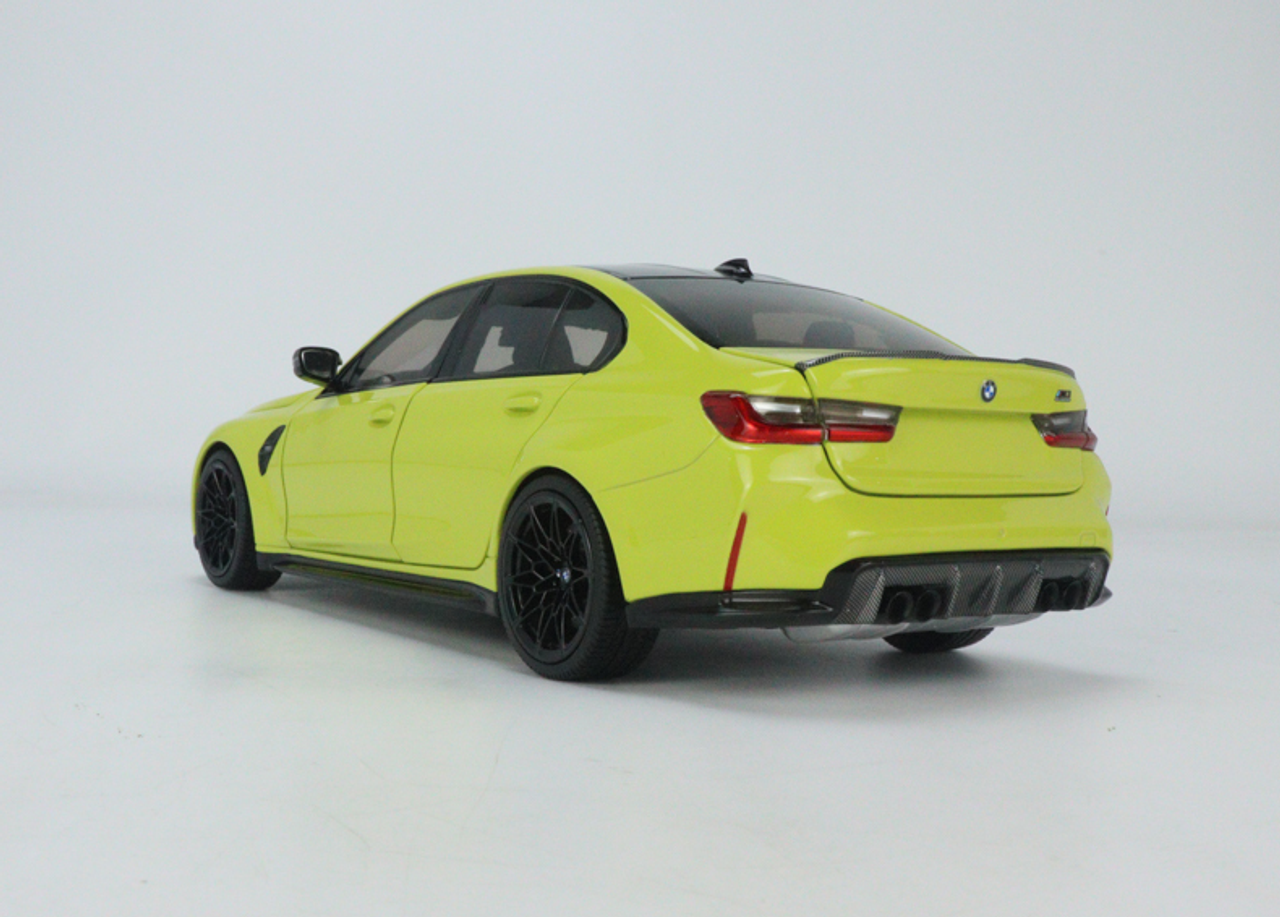 1/18 MINICHAMPS BMW M3 Competition Sao paulo yellow diecast 6 open function