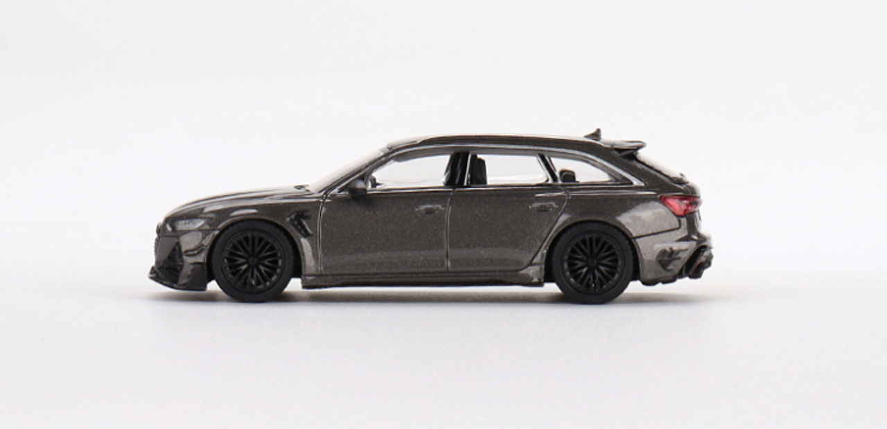 1/64 Mini GT Audi ABT RS6-R (Daytona Grey) Diecast Car Model