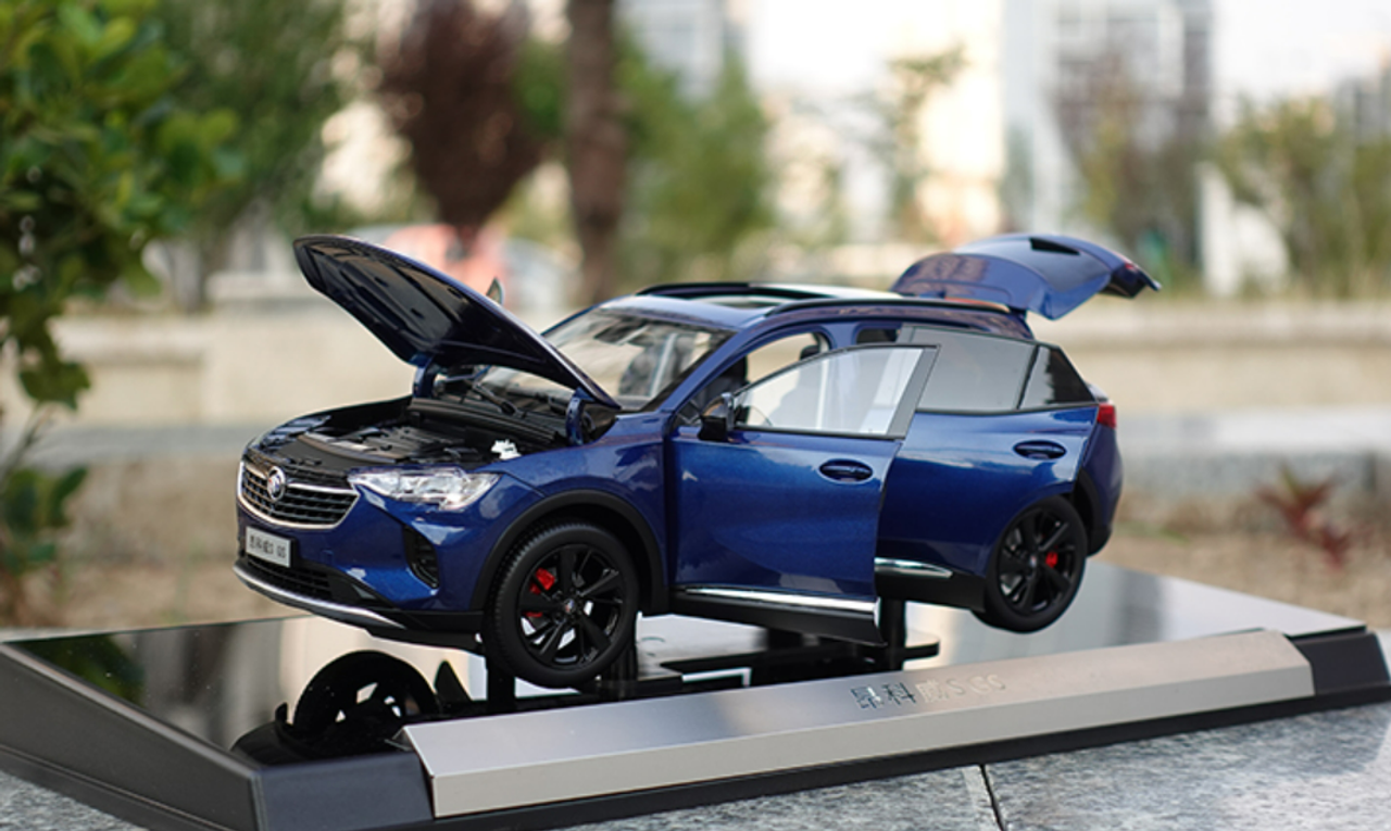 1/18 Dealer Edition 2022 Buick Envision GS (Blue) Diecast Car Model