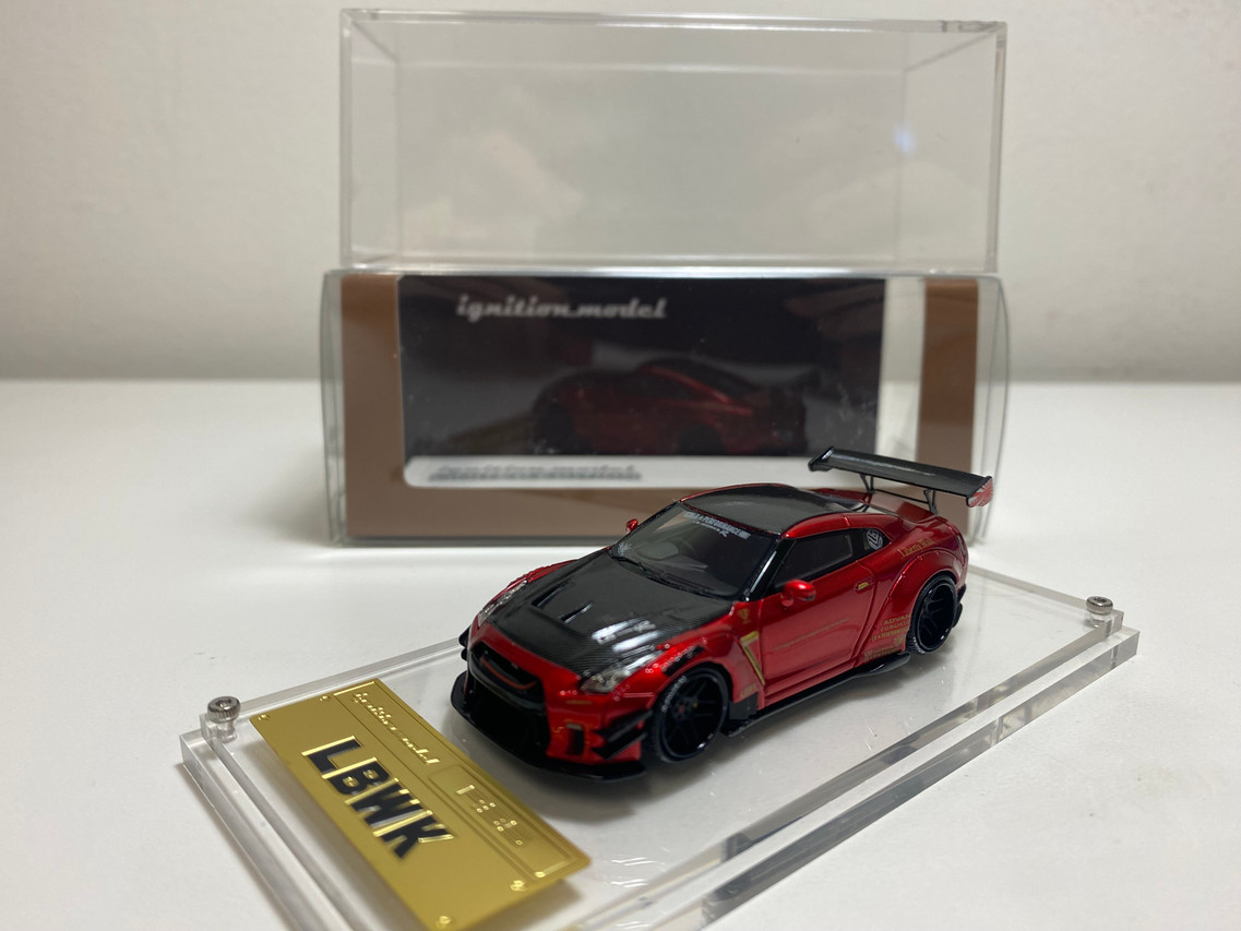 1/64 Ignition Model LB-WORKS Nissan GT-R R35 Type 2 (Red) Car Model