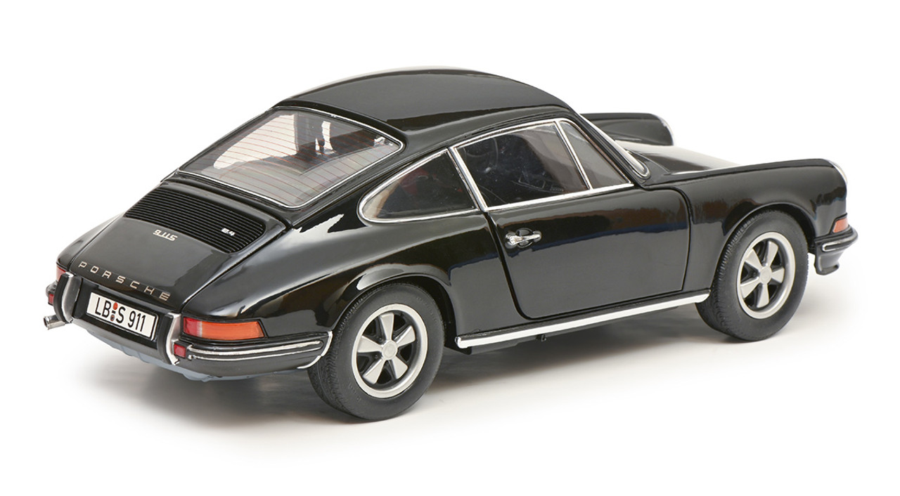 1/18 Schuco 1973 Porsche 911 S Coupe (Black) Diecast Car Model