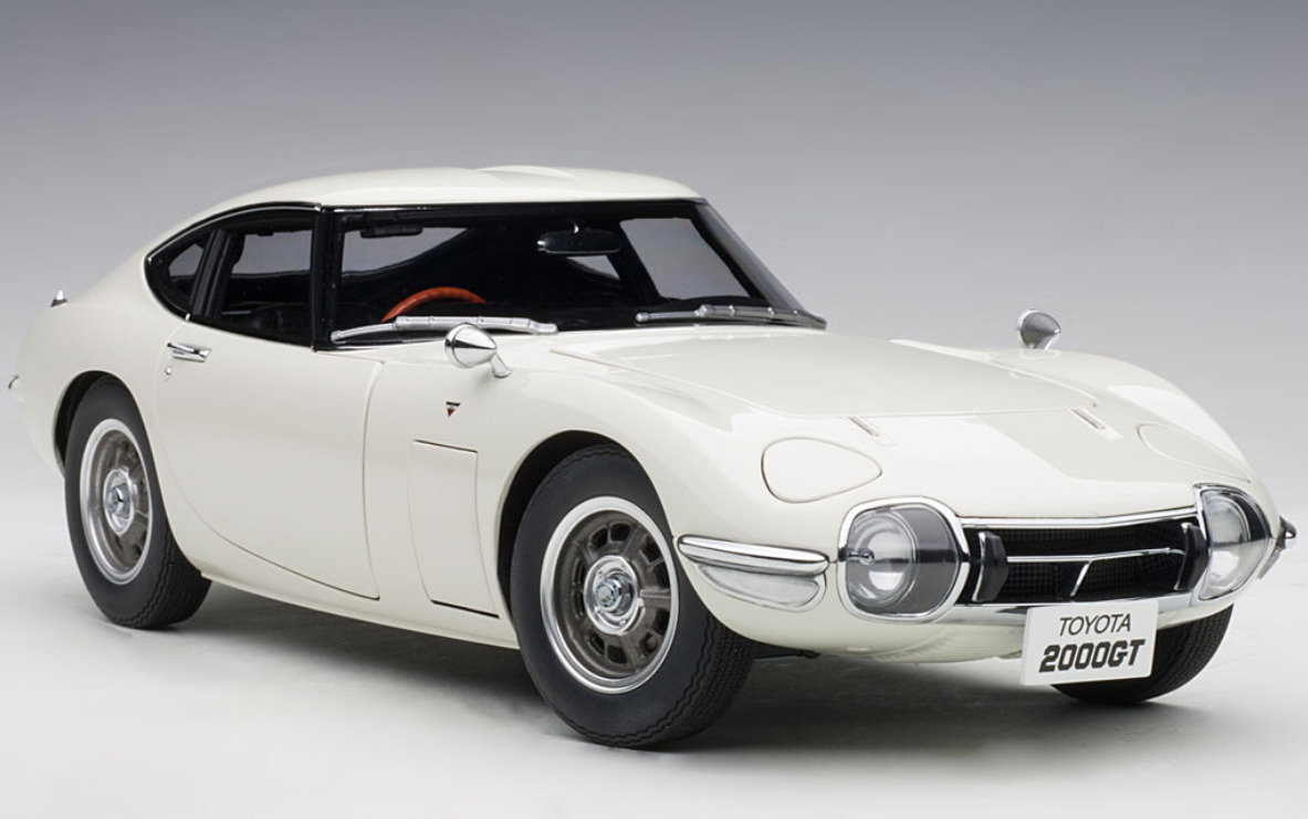 1/18 AUTOart TOYOTA 2000GT 2000 GT (WHITE) Diecast Car Model 78753 ...