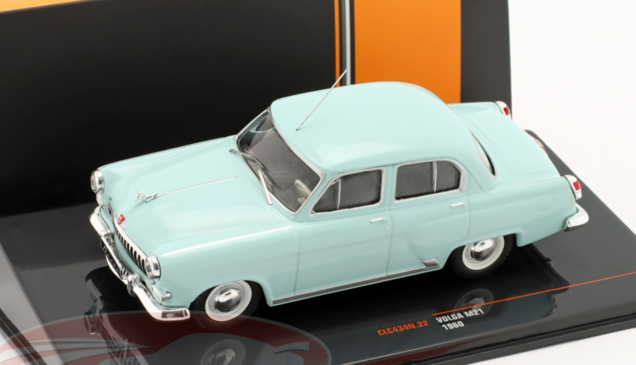 1/43 Ixo 1960 Wolga M21 (Light Blue) Car Model