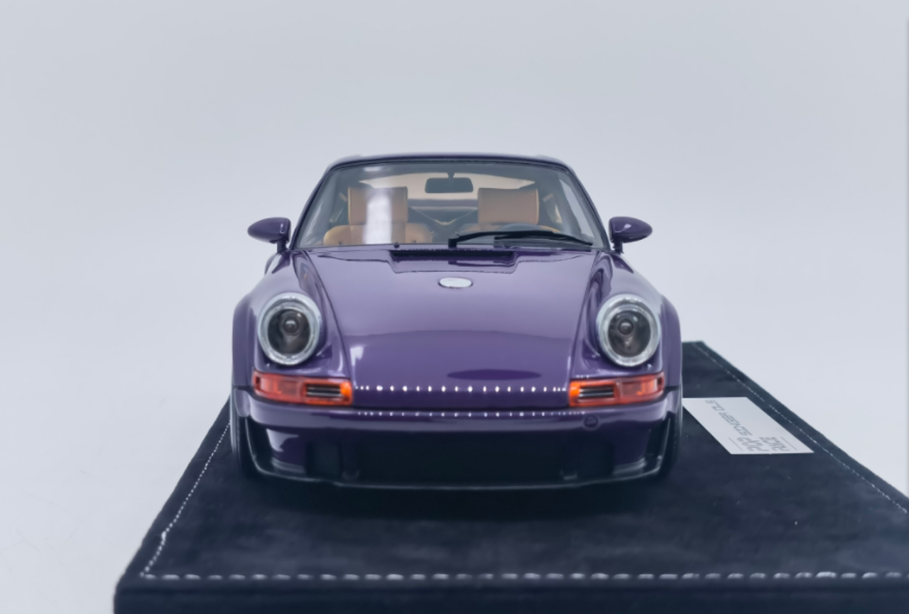  1/18 POPRACE Porsche 911(964) Singer DLS - Purple with display case and cover Resin Car Model