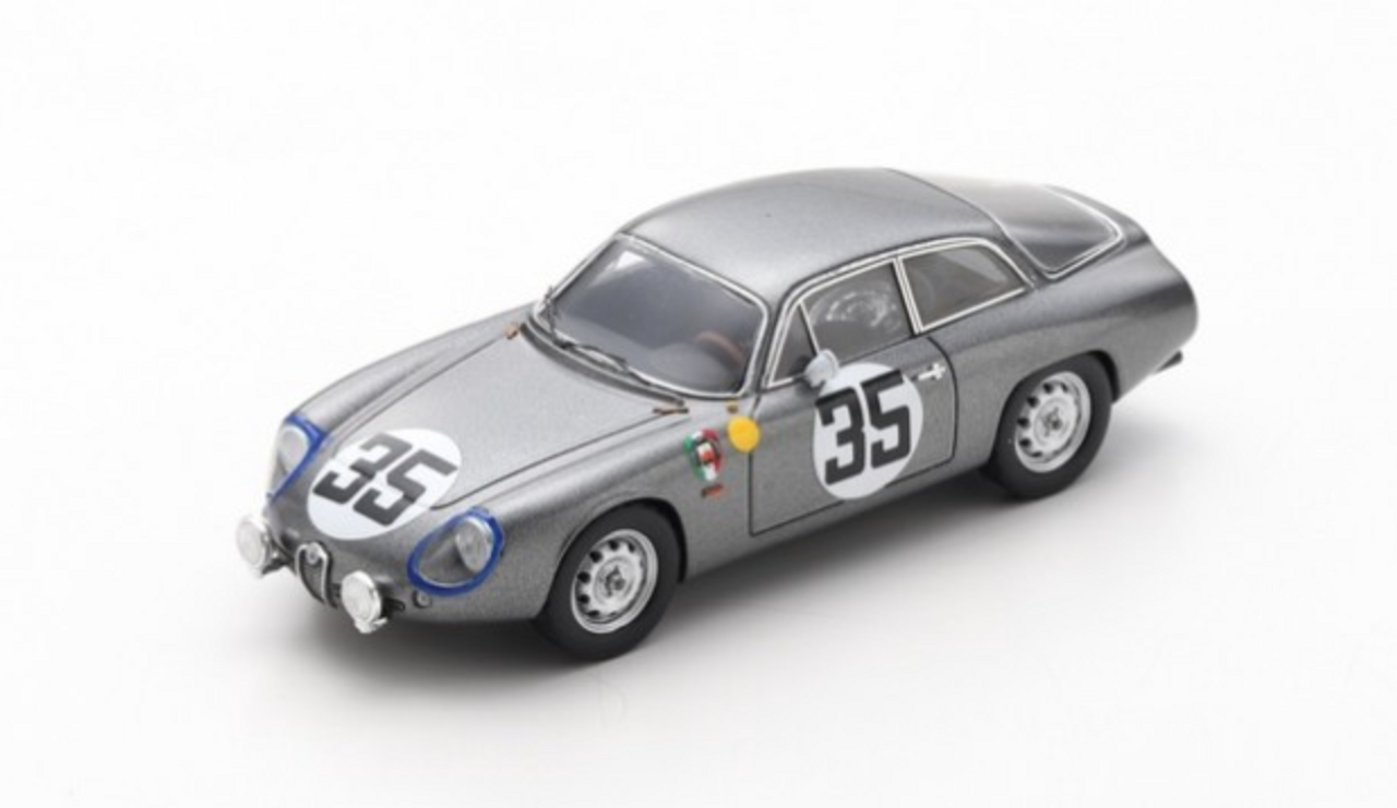 1/43 Alfa Romeo Giulietta Sport Zagato No.35 24H Le Mans 1963 G. Biscaldi - "Kim"  Red