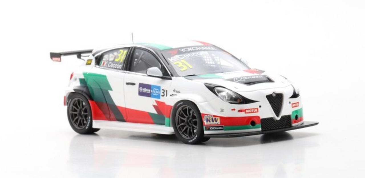 1/43 Alfa Romeo Giulietta Veloce TCR No.31 3rd Race 1 WTCR Race of Macau 2019 Kevin Ceccon Limited 300