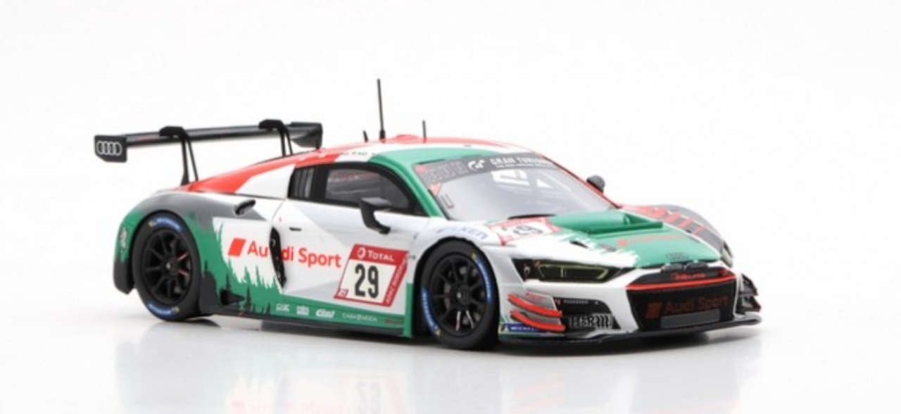 1/43 Audi R8 LMS GT3 No.29 Audi Sport Team 6th 24H Nürburgring 2020 M. Drudi - C. Mies - R. Rast - K. van der Linde Limited 300