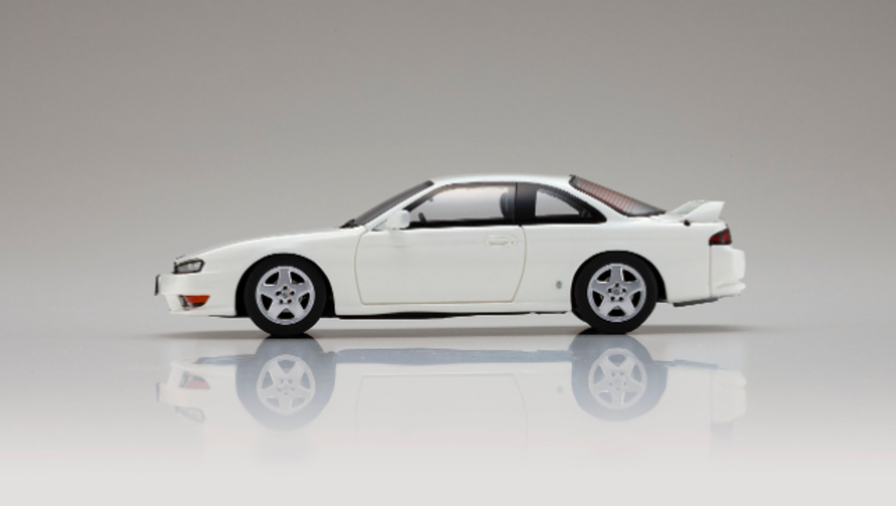 1/43 Kyosho Nissan Silvia K‘s (S14) White Resin Car Model