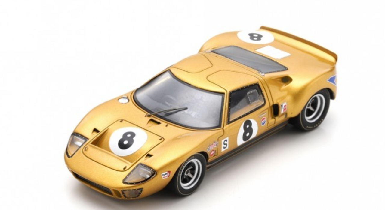 1/43 Ford GT40 No.8 BOAC 6 Hours 1968 T. Drury - K. Holland Limited 300