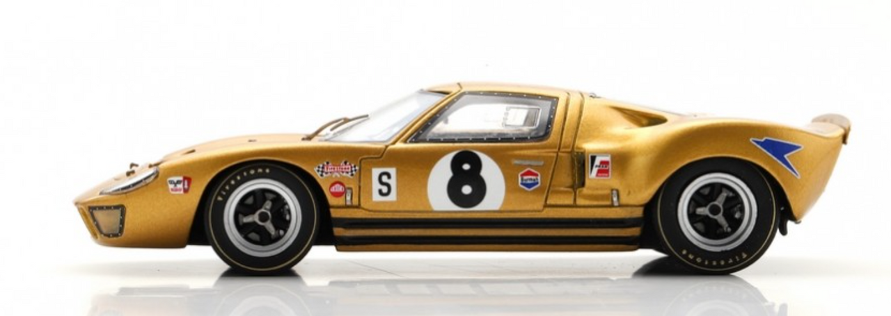 1/43 Ford GT40 No.8 BOAC 6 Hours 1968 T. Drury - K. Holland Limited 300