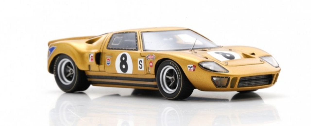Miniature Spark 1/43 - Ford GT40 4.9L V8 #8 - 6H BOAC 1968 - Drury/Holland