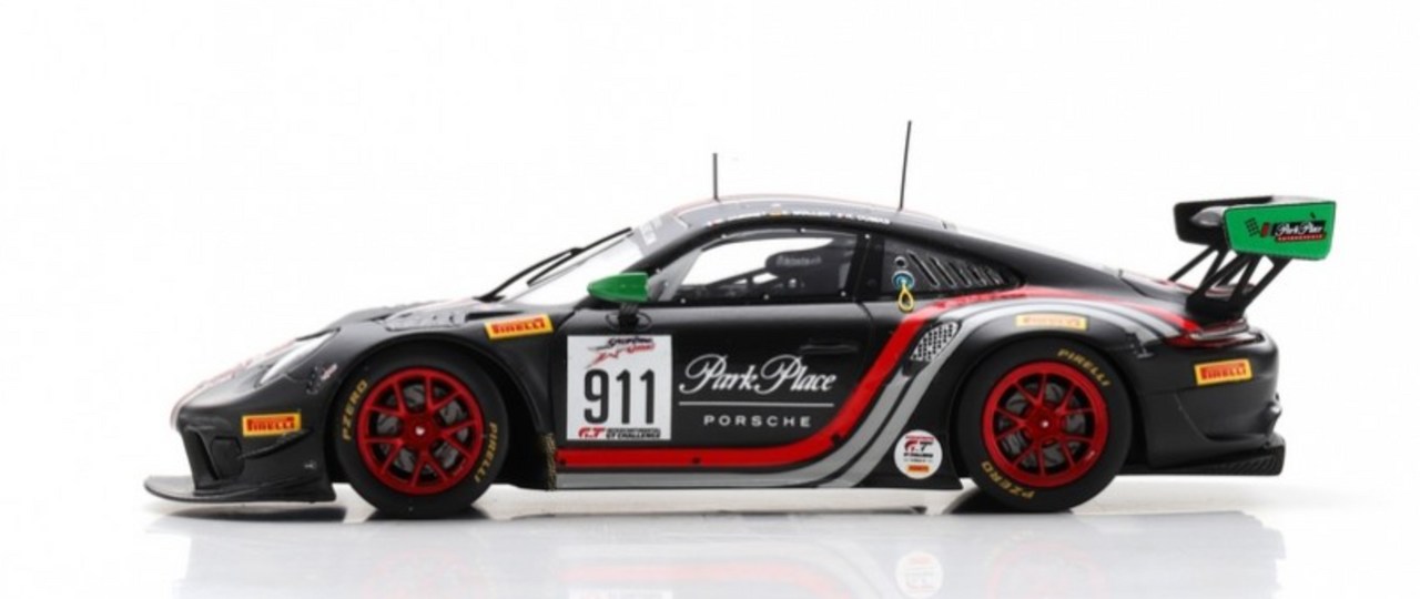 PORSCHE 911 GT3R PARK PLACE #911 DUMAS / MULLER CALIFORNIA 2019 SPARK US096  1:43