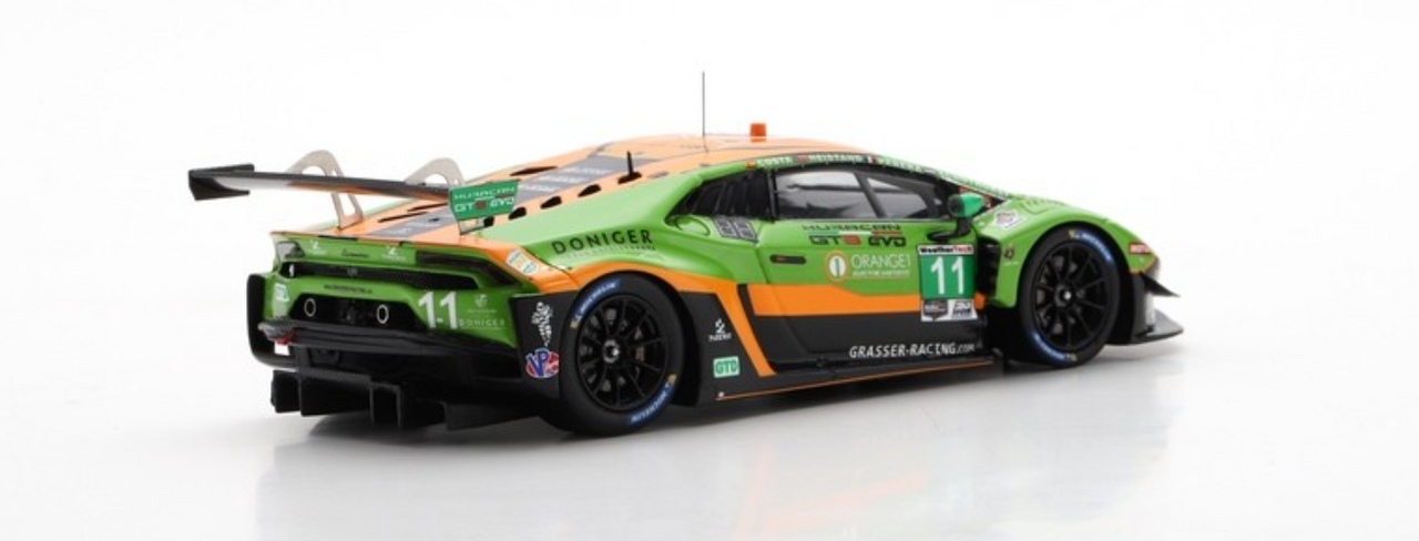 1/43 Lamborghini Huracán GT3 EVO No.11 GRT Grasser Racing Team 24H Daytona 2020 R. Heistand - S. Schothorst - F. Perera - A. Costa Limited 300  Red