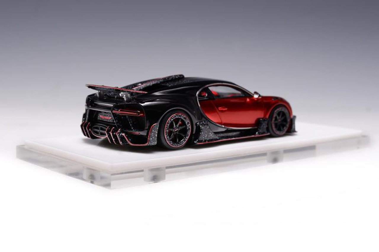 1/43 Timothy & Pierre TP Bugatti Chiron Centuria Mansory (Red & Black) Car Model