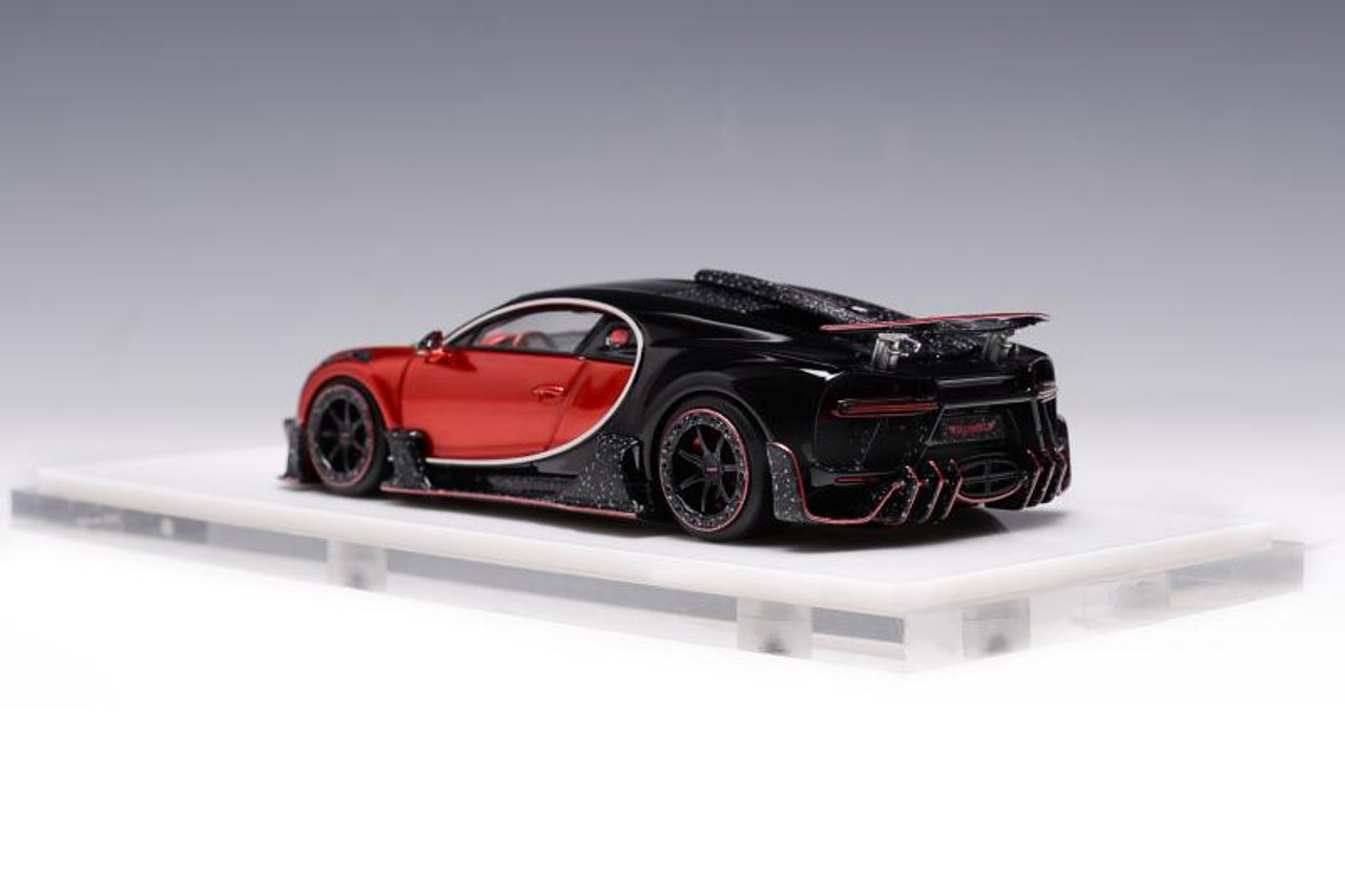 1/43 Timothy & Pierre TP Bugatti Chiron Centuria Mansory (Red & Black) Car Model