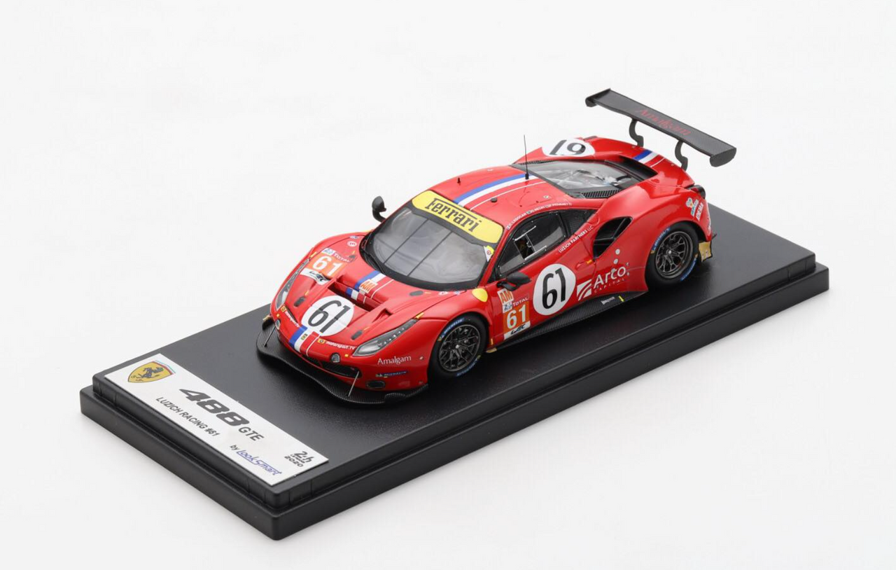 1/43 Ferrari 488 GTE EVO No.61 Luzich Racing 24H Le Mans 2020 C. Ledogar - O. Negri Jr. - F. Piovanetti