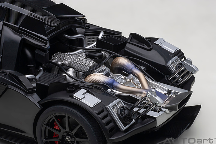 1/18 AUTOart McLaren P1 (Fire Black with Black Interior) Car Model